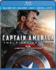 Captain America: Blu-ray 3D Combo Pack cover art