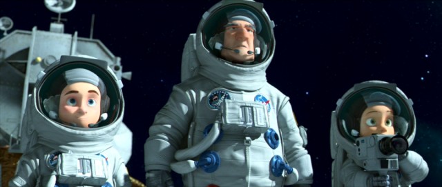 Mike, Grandpa Frank, and Amy take some giant leaps for mankind in "Capture the Flag."