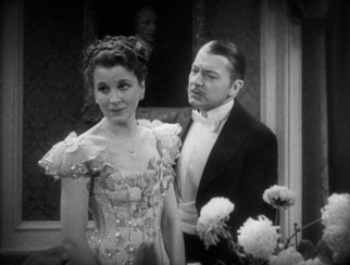 Jane (Diana Wynyard) and Robert Marryot (Clive Brook) are ready to ring in the 1900s in the 1933 Best Picture winner "Cavalcade."