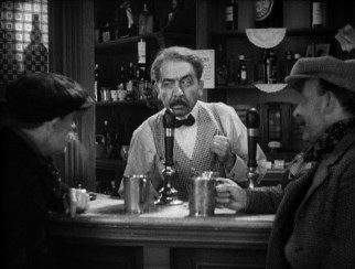 Former butler Alf Bridges (Herbert Mundin) sees his life go downhill after he opens a bar and drinks the profits.