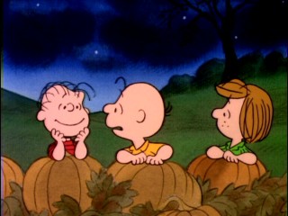 If it's Halloween, then you can bet that Linus is awaiting the Great Pumpkin down at the pumpkin patch.