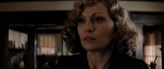 Evelyn Mulwray (Faye Dunaway) serves as widow, suspect, client, and love interest.
