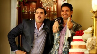 The wedding planners, semi-Italian Rinaldi brothers Antonio (Massimo Dobrovic) and Francisco (Tom DeNucci), are comic relief.