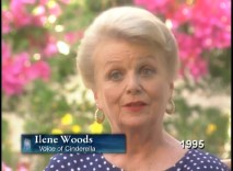 "From Rags to Riches: The Making of 'Cinderella'" makes use of a 1995 interview with Ilene Woods, the voice of Cinderella.