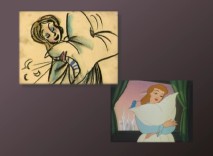 A Storyboard-to-Film Comparison shows how true to plans the opening scene of "Cinderella" remained.