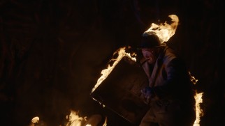 Can't a hobo clown read a flaming newspaper in peace?!