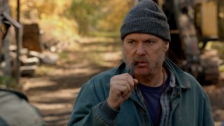 Michael Keaton sports friendly mutton chops as Joe Stumpo.
