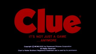 It's not just a game...anymore, proclaims the tagline in the Clue movie's theatrical trailer.