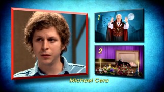 Michael Cera is among the talk show guests asked to play games like "Which Came First?"
