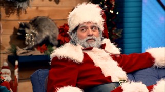 For his second appearance on the show, Zach Galifianakis plays a not terribly jolly Santa Claus in Season 2's finale.