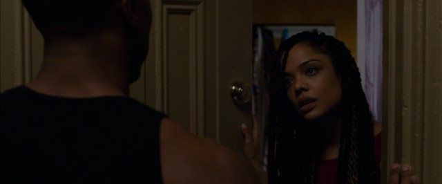 Tessa Thompson plays Bianca, Adonis' love interest, a musician neighbor with a progressive hearing disorder.