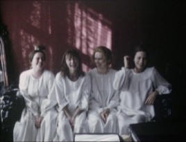 Despite the dramatic nature of the film, on-set footage shows the four leading actresses having a fun time together.
