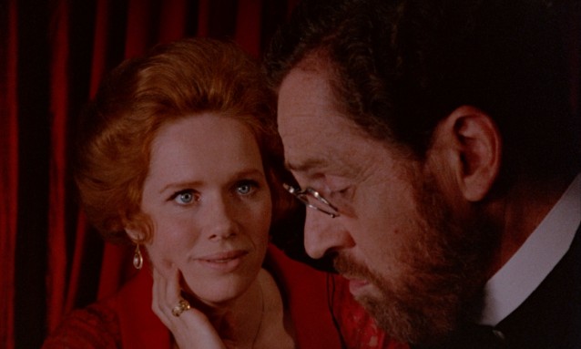 The charms of Maria (Liv Ullmann) over Doctor David (Erland Josephson) have grown weak with time.