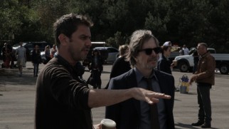 Ariel Vromen directs Gary Oldman in "Criminal Intent."