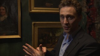 Tom Hiddleston takes us around the Sharpes' mansion in "Beware of Crimson Peak."