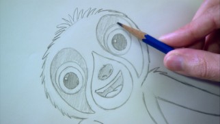 Animator Sean Sexton shows you how to draw Belt and other Croods characters at greater length than expected in "Be an Artist!" segments.