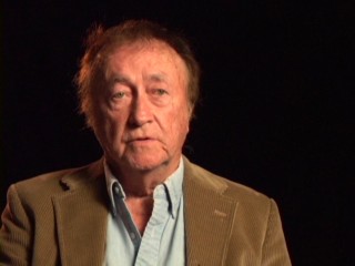 Curtis Harrington speaks with documentarians Tyler Hubby and Jeffrey Schwarz in 2005.