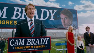 At the film's opening, Cam Brady (Will Ferrell) expects nothing to stand in the way of a fifth term in Congress.