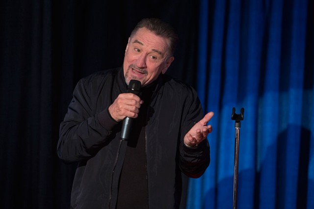 "The Comedian" stars Robert De Niro as aging former TV star and still- comic Jackie Burke.