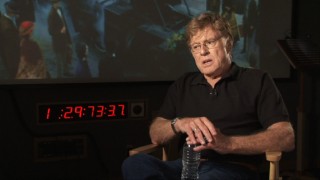 Robert Redford seems more aware of the camera's presence in his making-of featurette remarks.