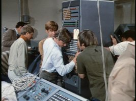 The students of Medfield College assemble their new state-of-the-art computer.
