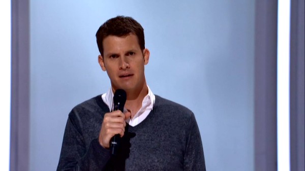 Daniel Tosh tackles sports, religion, and more in his second hour-long Comedy Central special, "Daniel Tosh: Happy Thoughts."