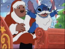 "Lilo & Stitch: The Series" is one of three Disney Channel animated shows seen in Fan_3's brief and not-very-nice music video "I Love Christmas."
