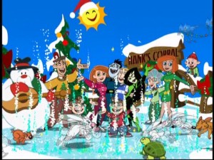 The cast of "Kim Possible" really gets in the holiday special spirit.