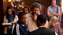 Having made his name on misogynistic Mormon plays, Neil LaBute isn't the obvious choice to direct a black family funeral comedy. He's shown at work in the making-of featurette.
