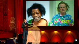 The notorious crazed mug shots of James Brown and Nick Nolte become fodder for Denis Leary and his impressions.