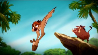 Timon is reminded of the hazards of diving into the unknown just in time for him to stop this unsafe dive.