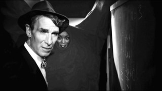 Algebra I goes black and white for old-timey A.I. Bill Nye to use math to solve the case of the missing variable.
