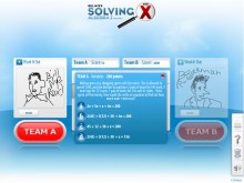 More fun than it sounds but less fun than it could be, the Interactive Whiteboard Application is a Flash-based game included on the Bill Nye's Solving for X DVDs.