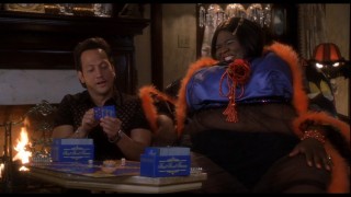 Deuce is put off by his newest client's body type.