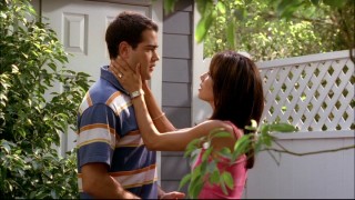 Gabby is happy to see John Rowland (Jesse Metcalfe), her male lover on the side.