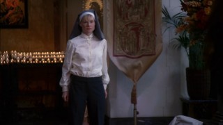 Sister Mary (Melinda Page Hamilton) practically begs for excommunication and Gabby aims to ensure it.