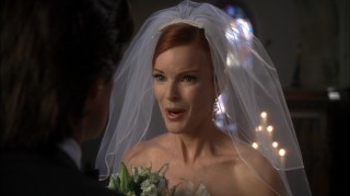 The Bride to "Bree" (Marcia Cross) has to include an interrogation in her vows.
