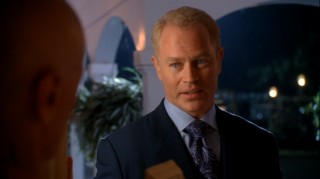 Dave Williams (Neal McDonough) makes a forceful late night entry to Wisteria Lane, sparking the central mystery in "Desperate Housewives"' fifth season.