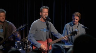 Tom (Doug Savant), Mike (James Denton), and Orson (Kyle MacLachlan) start up a band with Dave (not pictured because he's up to no good elsewhere).
