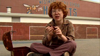 Unpopular weirdo Fregley (Grayson Russell) shares some of his more treasured finds (fudge and French fries) in this Scavenger Hunt short.