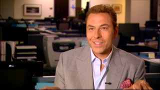 David Walliams, who plays the tan Swiss millionaire Martin Mueller in the film, sings the praises of craft services in "The Biggest Schmucks in the World."