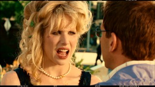 Successive cut scenes featuring psycho stalker Darla (Lucy Punch) are preserved in the DVD's deleted scenes section. In this one, Barry coaches her to scream her heartbreak away.