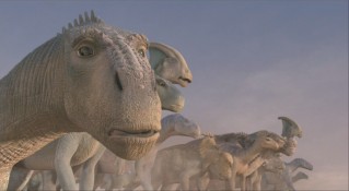 The disheartened faces are the result of there being no nesting grounds over the hill. But they could also be from watching the middle section of "Dinosaur."