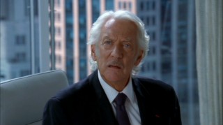 How is it that every shot that Donald Sutherland is in looks like the most dramatic point in a very serious movie?