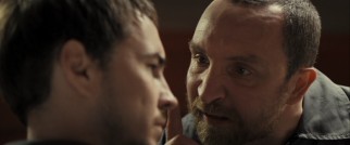 Vic (Eddie Marsan) gets all up in Danny's (Martin Compston) business to emphasize the importance of eating.