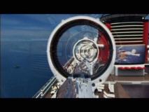 This CGI ride through the Disney Cruise Line's newest slide counters its cool view with its alarmingly slow speed.