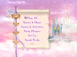 Disney Princess Party: Volume Two DVD Menu