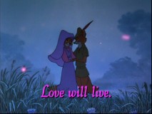 Maid Marian sings "Love", a song that has dated far more than its concepts.