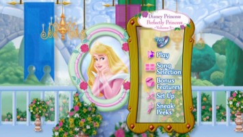 Aurora appears in the Main Menu, but outside of brief cameos in the Sing Along theme and "It's Not Just Make Believe", she is absent from this disc.
