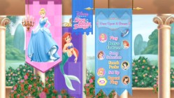 Disney Princess Sing Along Songs DVD Main Menu